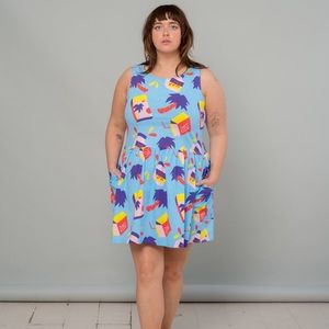 Nooworks Big Pocket Dress in Snacks